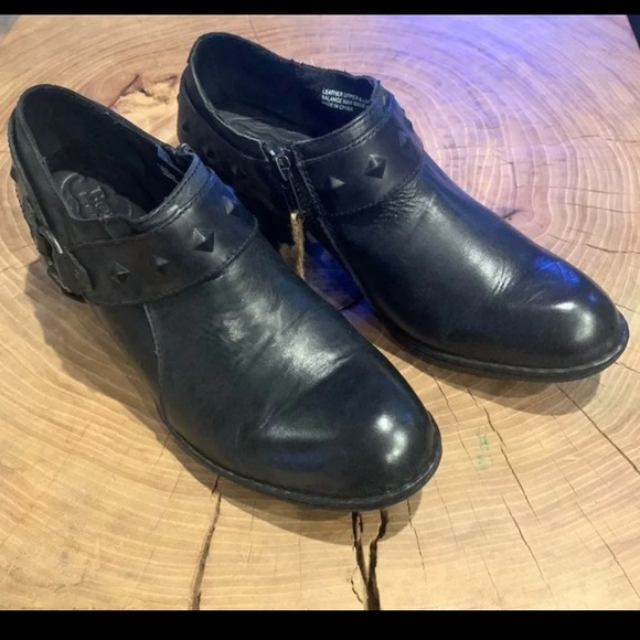 Born Ankle Moto Boot 8 1/2 Black - Picture 4 of 6